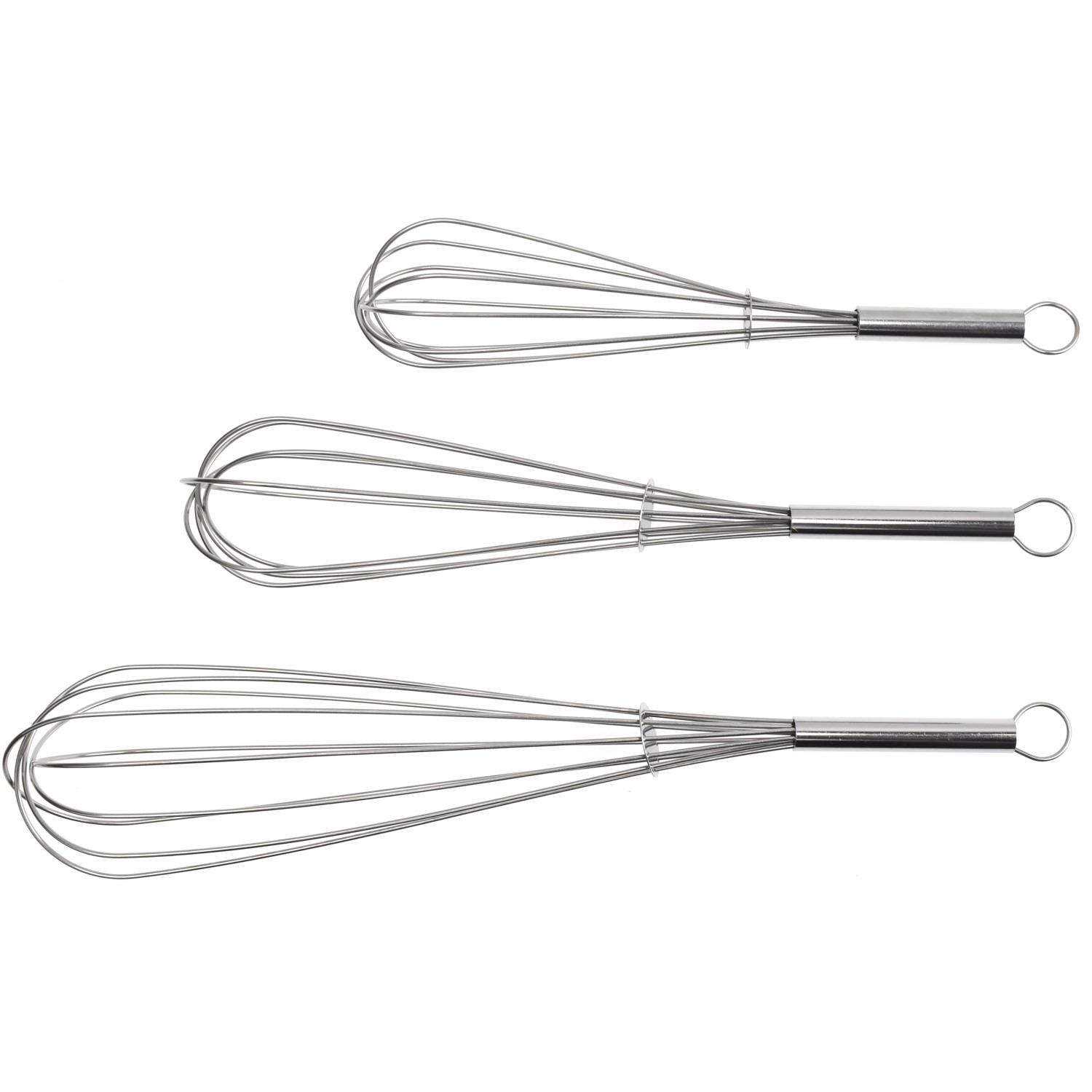 3-Piece Stainless Steel Whisk Set