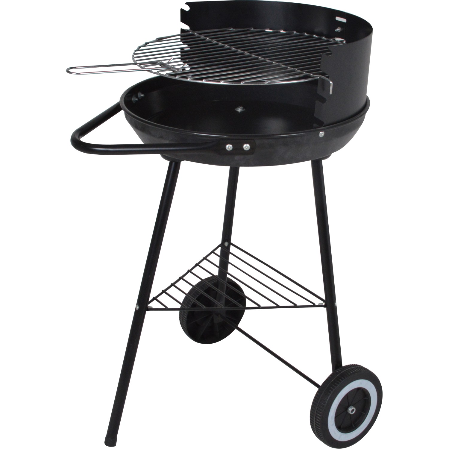 Porcelain Enamel Open-Top Charcoal BBQ, 70cm